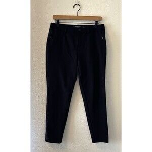 Lafayette 148 Pants Womens Size 8 Black Mercer Acclaimed Stretch Skinny Ankle